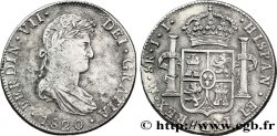 MEXICO 8 Reales Ferdinand VII / écu aux colonnes d’Hercule 1820 Mexico