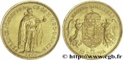 HUNGARY 10 Korona en or François-Joseph Ier empereur d’Autriche et roi de Hongrie / Écu couronné surmonté de la couronne de saint André 1904 Kremnitz - KB