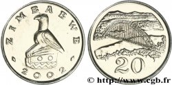 SIMBABWE 20 Cents emblème à l’aigle / pont Birchenough 2002