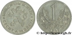 BOHEMIA & MORAVIA 1 Koruna lion / rameaux 1941