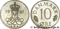 DÄNEMARK 10 Ore monograme de la reine Margrethe II 1987 Copenhague
