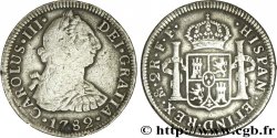 MEXIQUE 2 Reales Charles III 1782 Mexico