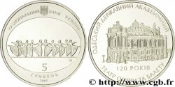 UKRAINE 5 Hryven 120e anniversaire de l’opéra et théatre-ballet d’Odessa 2007