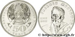 KASACHSTAN 50 Tenge Emblème national / 100e anniversaire de la naissance de l’écrivain et académicien Gabiden Mussafin (1902 - 1985) 2002
