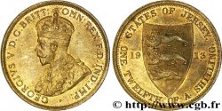 ISLA DE JERSEY 1/12 Shilling Georges V / armes du Baillage de Jersey 1913