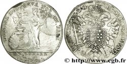 GERMANIA 1 Thaler Ville de Nuremberg frappe au nom de l’empereur François Ier du Saint-Empire : aigle héraldique / figuration de la paix 1765