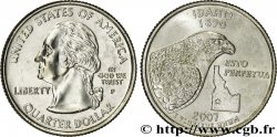 ÉTATS-UNIS D AMÉRIQUE 1/4 Dollar Idaho : faucon pèlerin et limite de l’état 2007 Philadelphie