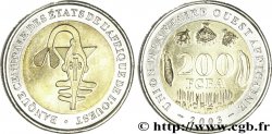 WESTAFRIKANISCHE LÄNDER 200 Francs BCEAO masque 2003
