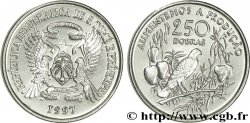 SAO TOME E PRINCIPE 250 Dobras armes / oiseau et fruits tropicaux 1997