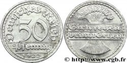 GERMANY 50 Pfennig gerbe de blé “sich regen bringt segen“ 1922 Munich - D