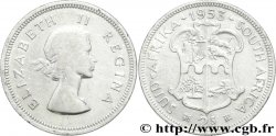 AFRIQUE DU SUD 2 Shillings Elisabeth II 1953 