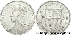 ÎLE MAURICE 1 Roupie Georges V 1934