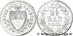 SWITZERLAND - CANTON OF FRIBOURG 2 1/2 Rappen - Canton de Fribourg 1846