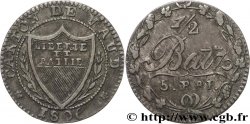 SUISSE - CANTON DE VAUD 1/2 Batzen - 5 Rappen - Canton de Vaud 1806