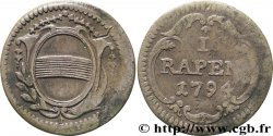 SWITZERLAND - cantons coinage 1 Rappen - Canton de Zoug 1794