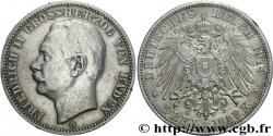 ALLEMAGNE - BADE 3 Mark Frédéric II roi grand duc de Bade / aigle impérial héraldique 1914 Karlsruhe - G