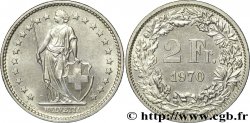SWITZERLAND 2 Francs Helvetia 1970 Berne - B