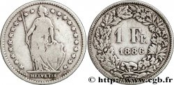 SUISSE 1 Franc Helvetia 1886 Berne