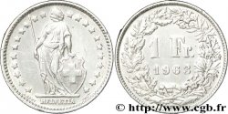 SVIZZERA 1 Franc Helvetia 1963 Berne - B