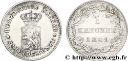 ALEMANIA - NASSAU 1 Kreuzer 1861