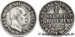 GERMANIA - PRUSSIA 1/2 Silbergroschen Royaume de Prusse Guillaume Ier 1867 Hanovre - B