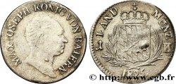 ALLEMAGNE - BAVIÈRE 1 Kreuzer Maximilien Joseph / écu couronné 1825 Munich