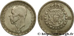 SUÈDE 1 Krona Gustave V 1950