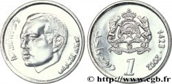 MAROC 1 Dirham roi Mohammed VI / emblème AH1423 2002