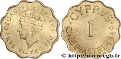 CYPRUS 1 Piastre roi Georges VI couronné 1949