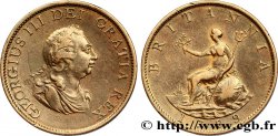 REGNO UNITO 1/2 Penny Georges III tête laurée / Britannia 1799 Soho