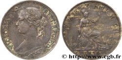 ROYAUME-UNI 1 Farthing Victoria “Bun Head” 1878