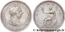UNITED KINGDOM 1 Penny Georges III tête laurée / Britannia 1807