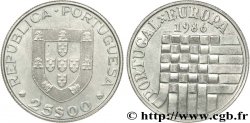 PORTUGAL 25 Escudos admission dans la Communauté Européenne 1986 Lisbonne