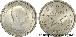GHANA 1 Shilling Kwame Nkrumah / étoile 1958  VZ