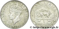 AFRIQUE DE L EST 1 Shilling Georges VI / lion 1942 Bombay - I