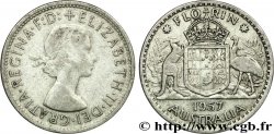 AUSTRALIE 1 Florin Elisabeth II 1957 Melbourne