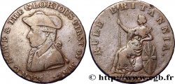 ROYAUME-UNI (TOKENS) 1/2 Penny Emsworth (Hampshire) comte Howe / Britannia assise, “Emsworth half-penny payable at Iohn Stride” sur la tranche 1794 