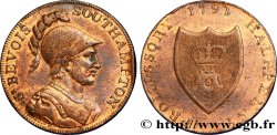 REINO UNIDO (TOKENS) 1/2 Penny Portsmouth - Sir Bevois 1791 Portsmouth