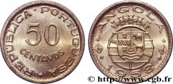 ANGOLA 50 Centavos monnayage colonial Portugais 1958