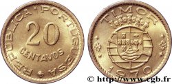 TIMOR 20 Centavos Colonie Portugaise 1970