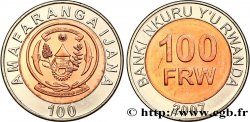 RUANDA 100 Francs emblème 2007 