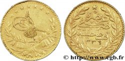 TURQUIE 25 Kurush en or Sultan Mohammed VI AH 1336, An 1 1917 Constantinople