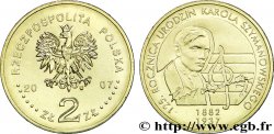 POLAND 2 Zlote aigle / 125e anniversaire de la naissance du compositeur Karol Szymanowski 2007 Varsovie