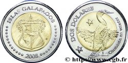 ÎLES GALAPAGOS 2 Dolares emblème / cormoran 2008 