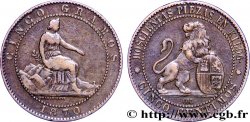 ESPAGNE 5 Centimos “ESPAÑA” assise / lion au bouclier 1870 Oeschger Mesdach & CO