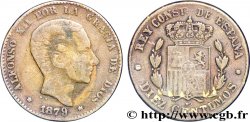 ESPAGNE 10 Centimos Alphonse XII 1879 Oeschger Mesdach & CO