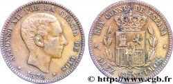 ESPAGNE 10 Centimos Alphonse XII 1879 Oeschger Mesdach & CO