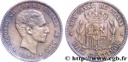 ESPAGNE 10 Centimos Alphonse XII 1879 Oeschger Mesdach & CO