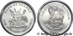 UGANDA 100 Shillings emblème / buffle africain 2007