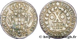 PORTUGAL 10 Réis Jean V (Joao) 1736